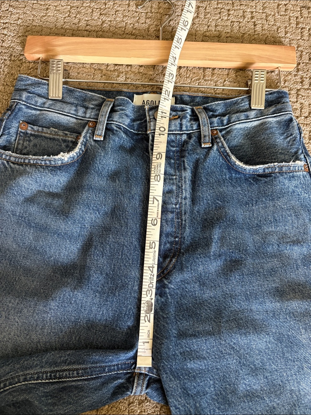 Agolde 90’s Pinch Waist High Rise Straight Size 26 - Picture 15 of 16